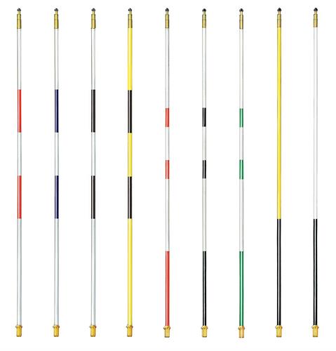 1/2 in. Regulation Striped Flagsticks